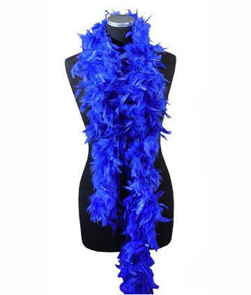 PARTY DISCOUNT Federboa, ca. 180 cm lang, blau