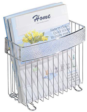 iDesign 33350EU Rain Zeitschriftenhalter, durchsichtig / chrom