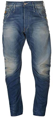 G-STAR Raw Herren Jeans Hose New 1108 3D Loose Tapered Denim Ohne Stretch Midblue