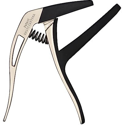 Golden Gate GC-50SB Kapodaster für Akustikgitarre, gebürstetes Silber