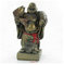 lachineuse - Fish & Abundance Lachender Buddha-Statue - 12,5 cm bronzefarben - Feng-Shui-Dekoration - Chinesisches Zen-Dekorationsobjekt für den Innenbereich - Geschenkidee China Asien