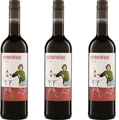 Eigenmarke Riegel Merlot BISTROTHÈQUE IGP Trocken ( 3 x 0.75 l)