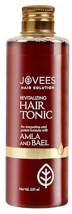 Jovees Herbal Revitalizing Amla & Bael Hair Tonic | Size: 100ml x Pack of 1 | Gives Long, Strong & Thick Hair | For All Hair Types | Reduces Itchiness | Strengthen Hair Follicles