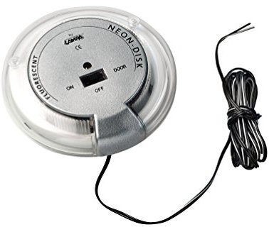 Lampa 70401 Neon-Disk Deckenleuchte mit Leuchtstofflampe, 12 V, Grün