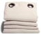 Moondream DecibelControl™ Akustikvorhang 3in1 | Lärmschutz | Thermoisolierung Winter+Sommer | 100% Verdunkelung | Patentierte Technologie | EU Herstellung | Ösen | Beige MC634 | 140B x 350H cm