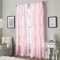 Curtainworks Vorhang mit Volant, 160 cm, Rosa