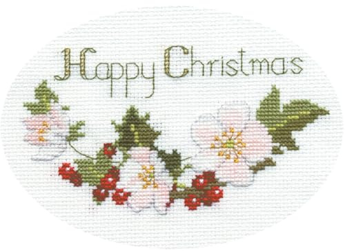 Derwentwater Designs CHRISTMAS ROSE Christmas Card Kit