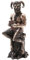 25,4 cm Pfanne der Satyr Creature Mystical Kunstharz Statue Figur