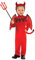 Amscan - Kinderkostüm Teufel, Overall mit Teufelschwanz, Mütze, Flügeln, Kleinkinder, Mottoparty, Karneval, Halloween, Rot-schwarz