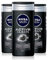 Nivea Men Duschgel Active Clean 3in1, 250 ml, 3 Stück