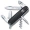 Victorinox Couteau de Poche Spartiate avec Demande Gravure sur Lame I Cadeau pour Hommes Femmes I pour Anniversaire I Suisse Personnalisé avec 12 Fonctions 1.3603 - Noir, 84x23x13mm