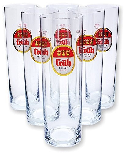 6 Früh Kölsch Stangen Kölschstangen Gläser Glas Neu