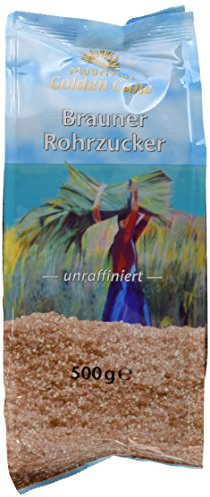 Golden Cane Brauner Rohrzucker, 6er Pack (6 x 500 g Packung)