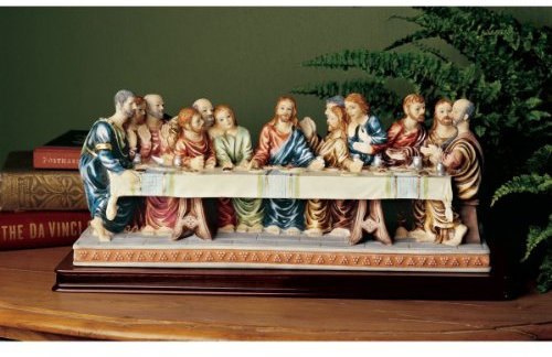 Design Toscano Das letzte Abendmahl, Skulptur