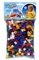 MAXI Bügelperlen Beutel mit 400 Stk Vollton-Mix 70. Große Perlen für Kleinkinder ab 3 Jahren. Made in EU.