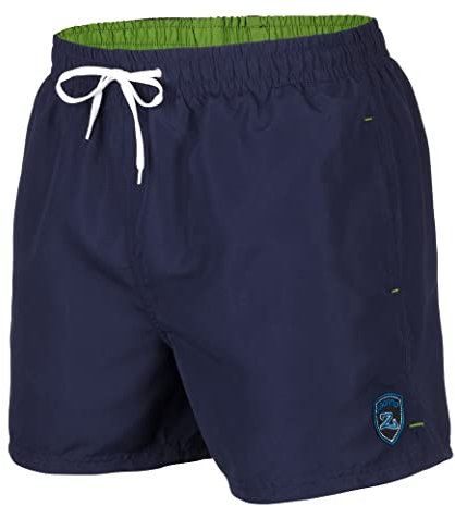 Zagano Adam Lipski Badehose Herren Schwimmhose Herren Badeshorts Herren, 5106 Badehose Herren lang blau Blue, Gr. 3XL
