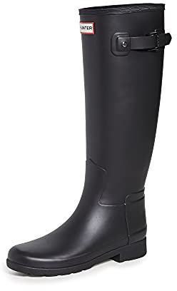 Hunter Original Refined, Stivali di Gomma Donna, Nero (Black), 38 EU
