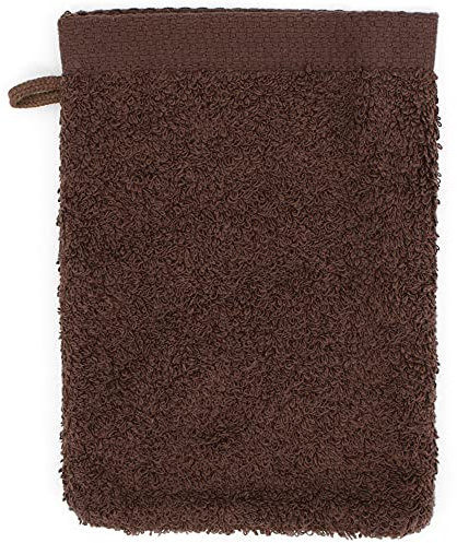 Linnea Gant de Toilette 16x21 cm Pure Marron 550 g/m2
