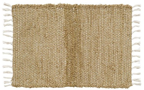 VHC Marken Jute Natur Chindi/Flickenteppich, Textil, beige, 20 Inches x 30 Inches