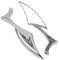 sourcing map Chrom Universal Motorrad Roller Cruiser Chopper Außenspiegel