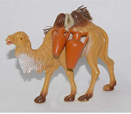 Euromarchi S.R.L. Kamel für Krippe, braun, Keramik, 12 cm, Weihnachten