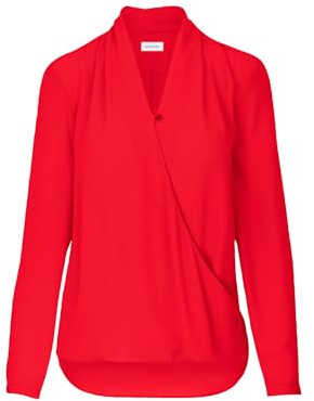 Seidensticker Fashion-Bluse, Rojo (Lipstick Red 45), 50 para Mujer