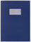HERMA 5503 Heftumschlag A5 Papier Blau, Hefthülle mit Beschriftungsfeld aus extrem kräftigen Papier & satten Farben, Heftschoner für Schulhefte, farbig