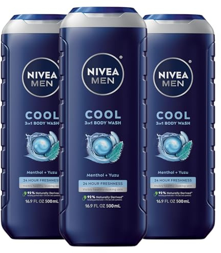 Nivea for Men Body Wash, Cool - 16.9 Oz