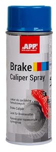 APP Brake Caliper Spray Vernice per Pinze Freni Auto Blu | Vernice pinze freni auto resistente al calore fino a 110° | Vernice Lucida Resistente alla Ruggine e Agenti Atmosferici | Blu | 400 ml