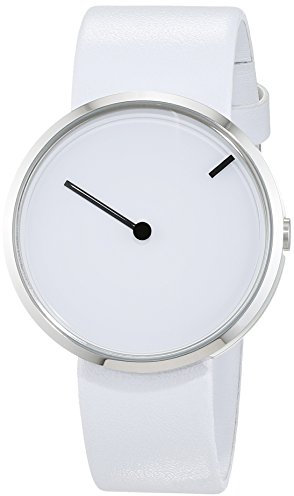 Jacob Jensen Unisex Analog Quarz Uhr mit Leder Armband 32253