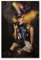 Postereck - 0444 - Weiblicher Clown, Zigarre Alkohol Rauchen Frau - Wandposter Fotoposter Bilder Wandbild Wandbilder - Poster - 4:3-81,0 cm x 61,0 cm