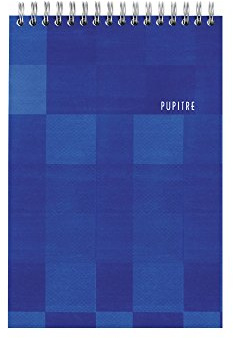 Clairefontaine Head Spiralblock, A5, Raster, 90 g, 80 Blatt, verschiedene Farben, 1 Packung