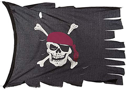 Cotton Creepy Cloth Pirate Flag Decoration