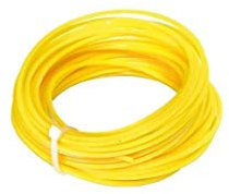 Maniver Filo per Decespugliatore Tondo, Diametro 2 X 15 M, Giallo