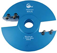 Porte-outils plates-bandes multi-profils à plaquettes carbure interchangeables