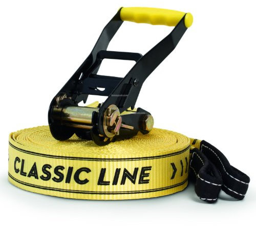 Gibbon Slackline Set Classic, gelb, 15 m * 5 cm, JL 01
