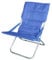 Papillon 8043505 Gepolsterter Strandstuhl aus Metall, Blau