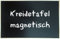 Kreidetafel 80 x 120 cm magnetisch mit Holzrahmen