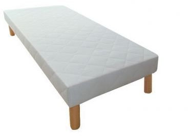Hévéa Sélection SOMMIER TAPISSIER 26 Lattes 90x190 + 4 Pieds
