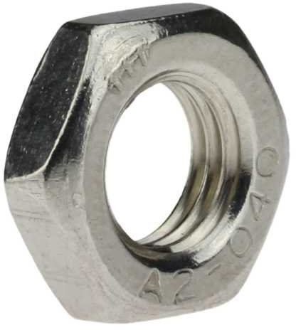 Reidl Sechskantmuttern mit Fase M 18 x 1,5 mm DIN 439 A2 blank 10 Stück