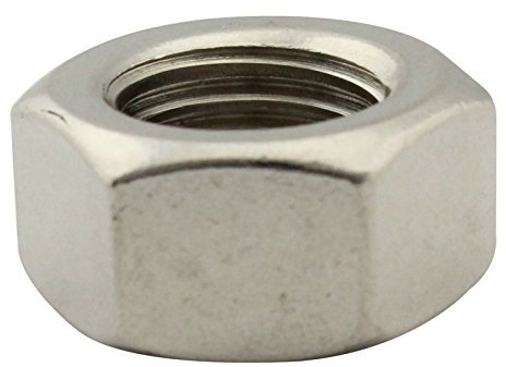 SC-Normteile | 10 Stück Sechskantmuttern (Standard) | M8 | DIN934 | rostfreier Edelstahl A2 (V2A) | SC934