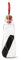 BLACK + BLUM BLLNR EGG004 Eau Good Gourde en verre borosilicate/liège Rouge 650 ml