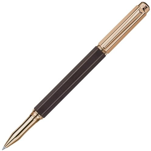 Caran d'Ache Varius Ebony Roller aus Ebenholz in der Farbe: Roségold und Braun, 4470.142