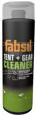Fabsil Unisex Fabsil Tent and Gear Cleaner 500ml, Black, 500 ml UK