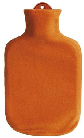 Sanger Contour Covered 2L Hot Water Bottle Orange