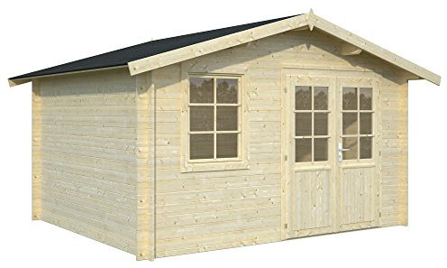 Palmako Blockbohlenhaus Klara 10,4 28 mm natur