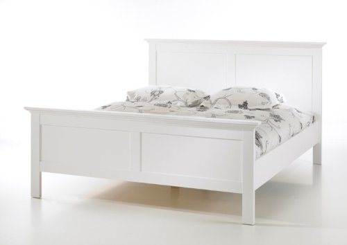 Froschkönig24 Tvilum Paris Bett 160cm Doppelbett Betten Bettgestell Weiß