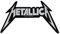 METALLICA Aufnäher SHAPED LOGO Patch gewebt 12 x 7 cm