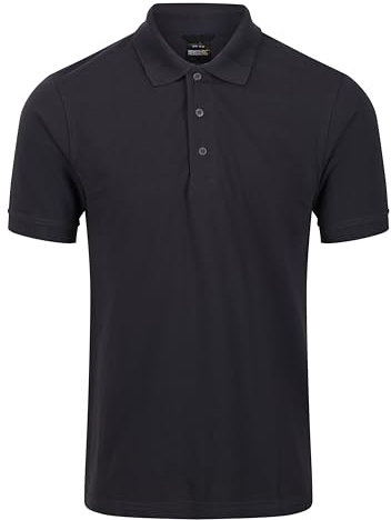 Regatta Professional Mens Classic Polo Shirt, 3 Buttons - Perfect for Work or Casual Wear Seal Grey
