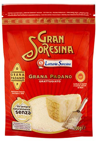 Latteria Soresina, Grana Padano Grattugiato, 100g